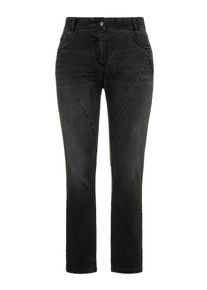 Ulla Popken, Damen Jeans, Black Denim