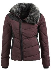 Khujo, Damen Jacke 'DINORA', Aubergine / Schwarz