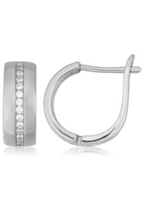 Firetti, Damen Paar Creolen, Silber