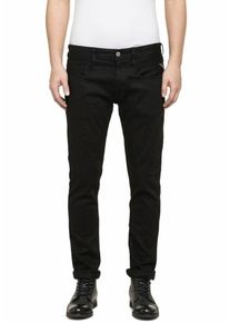 Replay, Herren Slim-fit-Jeans 'Anbass', Schwarz