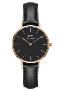 Daniel Wellington, Damen Uhr 'Classic Petite 28 Sheffield DW00100224', Rosegold / Schwarz