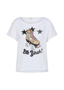 Oh Yeah!, Damen T-Shirt, Wei&szlig;