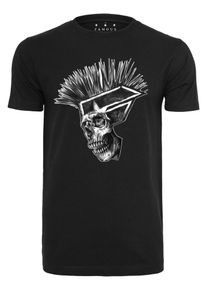 Mister Tee, Herren T-Shirt 'Punks Not Dead', Schwarz / Weiß