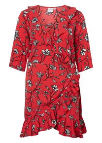 JUNAROSE, Damen Kleid, Rot
