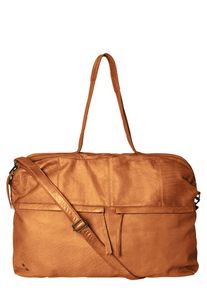 Pieces, Damen Reisetasche, Cognac