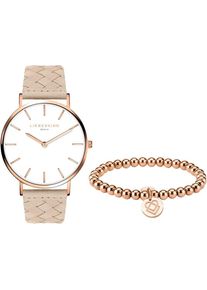 Liebeskind Berlin, Damen Quarzuhr 'LS-0040-LQB', Sand / Gold / Weiß