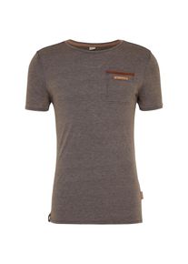 Naketano, Herren T-Shirt 'Suppenkasper', Braunmeliert