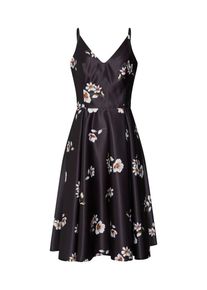 Swing, Damen Cocktailkleid, Schwarz / Naturweiß