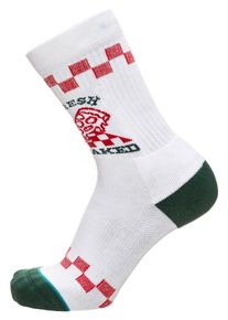 Stance, Herren Socken 'Sidestep Fresh Baked', Rot / Schwarz / Weiß