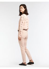 Sandwich, Damen Bluse, Dunkelorange / Rosa / Schwarz