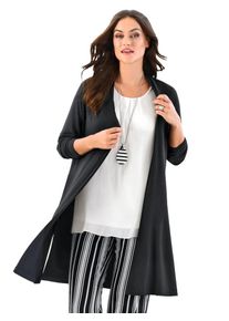 Emilia Lay, Damen Longjacke, Schwarz
