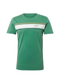 Tom Tailor Denim, Herren T-Shirt, Grün / Weiß