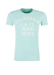 Q/S Designed By, Herren Shirt, Mint / Weiß