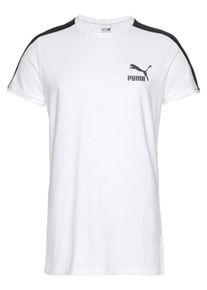 Puma, Herren T-Shirt 'T7', Schwarz / Wei&szlig;