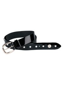 Heine, Damen G&uuml;rtel in Nietenoptik, Schwarz