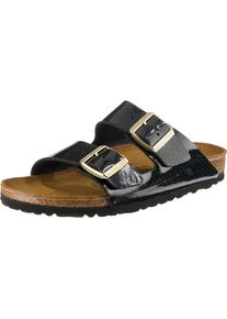 Birkenstock, Damen Pantoletten 'Arizona', Braun / Schwarz
