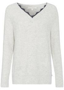 Tom Tailor Denim, Damen Pullover, Beigemeliert / Schwarz