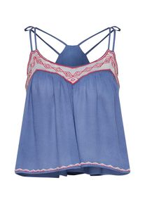 Glamorous, Damen Top, Creme / Blau / Bordeaux