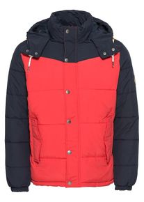 Jack & Jones JACK & JONES, Herren Steppjacke 'JORNEW FIGURE JACKET', Dunkelblau / Rot