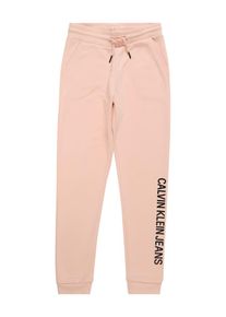 Calvin Klein Jeans, Mädchen Hosen 'LOGO COTTON TERRY SWEATPANTS', Rosa