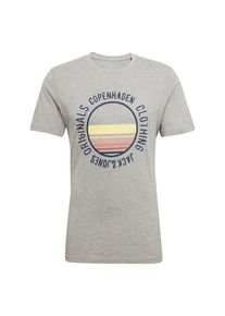Jack & Jones JACK & JONES, Herren Shirt 'JORWINGA TEE SS CREW NECK', Grau / Mischfarben