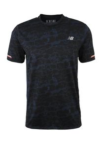 New Balance, Herren Funktionsshirt, Navy / Schwarz