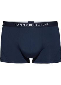 Tommy Hilfiger, Herren Boxershorts 'LR TRUNK', Navy / Wei&szlig;