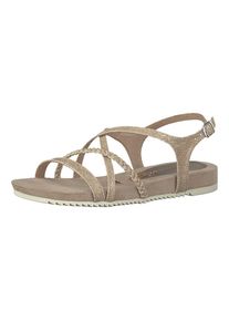 Tamaris, Damen Sandale, Puder