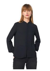 Filippa K, Damen Bluse, Schwarz