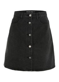Noisy may, Damen 'Sunny' Jeansrock, Black Denim