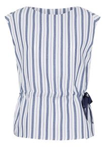 Eterna, Damen Bluse, Blau / Wei&szlig;