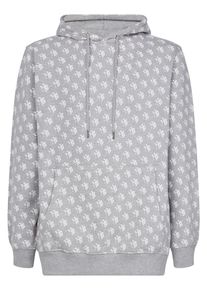 H.I.S. HIS JEANS, Herren Hoodie, Graumeliert / Wei&szlig;