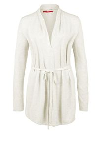 s.Oliver RED LABEL, Damen Feiner Wickel-Cardigan, Beigemeliert