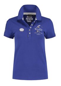 Code-Zero, Damen Poloshirt 'Bol d'Or Regatta', Marine