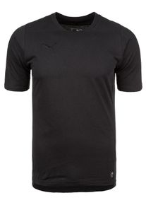 Puma, Herren Trainingsshirt 'Final Casuals', Schwarz