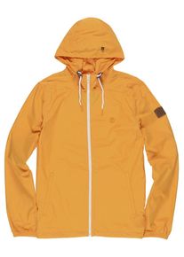 Element, Herren Jacke 'Alder Poplin', Dunkelgelb / Wei&szlig;