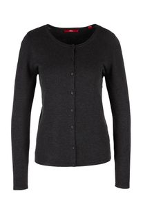 s.Oliver RED LABEL, Damen Cardigan, Schwarzmeliert