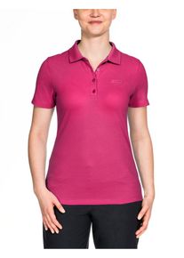 Jack Wolfskin, Damen Shirt 'PIQUE POLO WOMEN', Dunkelpink