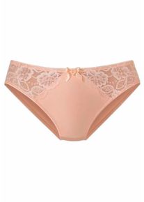 Nuance, Damen Slip, Pfirsich / Wei&szlig;