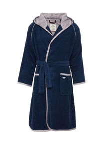 Tom Tailor, Damen Bademantel, Navy / Grau