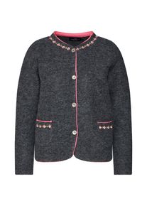 Zwillingsherz, Damen Jacke, Anthrazit / Pink