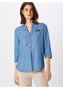 Garcia, Damen Bluse, Blue Denim