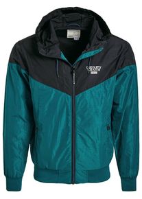 Khujo, Herren Jacke 'Rontax', Petrol / Schwarz