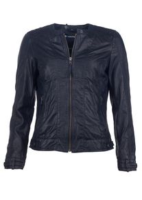 Mustang, Damen Lederjacke 'Ducie', Nachtblau