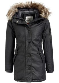 Khujo, Damen Parka 'ZIWI', Schwarz