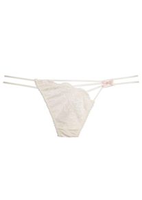 Lascana, Damen String, Creme / Naturwei&szlig;
