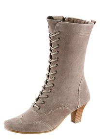 Andrea Conti, Damen Trachtenstiefel, Beige
