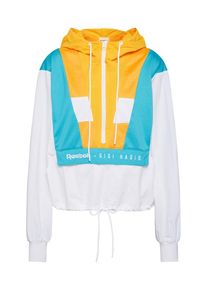 Reebok CLASSIC, Damen Jacke 'GIGI COVER UP', Türkis / Gelb / Weiß