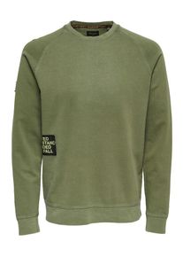 Only & Sons Only & Sons, Herren Sweatshirt, Dunkelgrün
