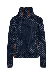 Naketano, Damen Jacke 'Rand der Gesellschaft', Dunkelblau / Rostbraun / Weiß